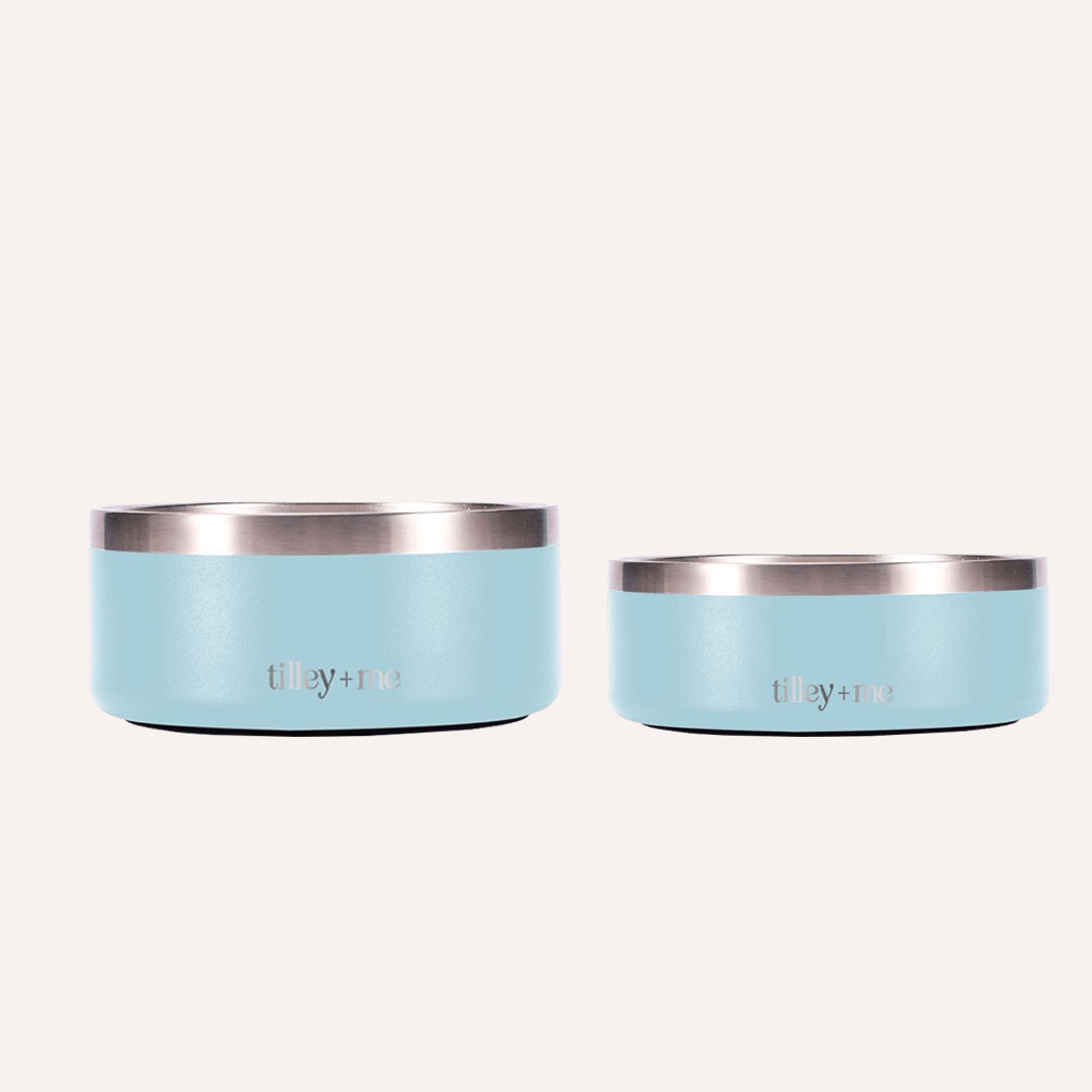 Stainless Steel Pet Bowl – Non-Slip, Durable & Dishwasher Safe | 32oz and 64oz