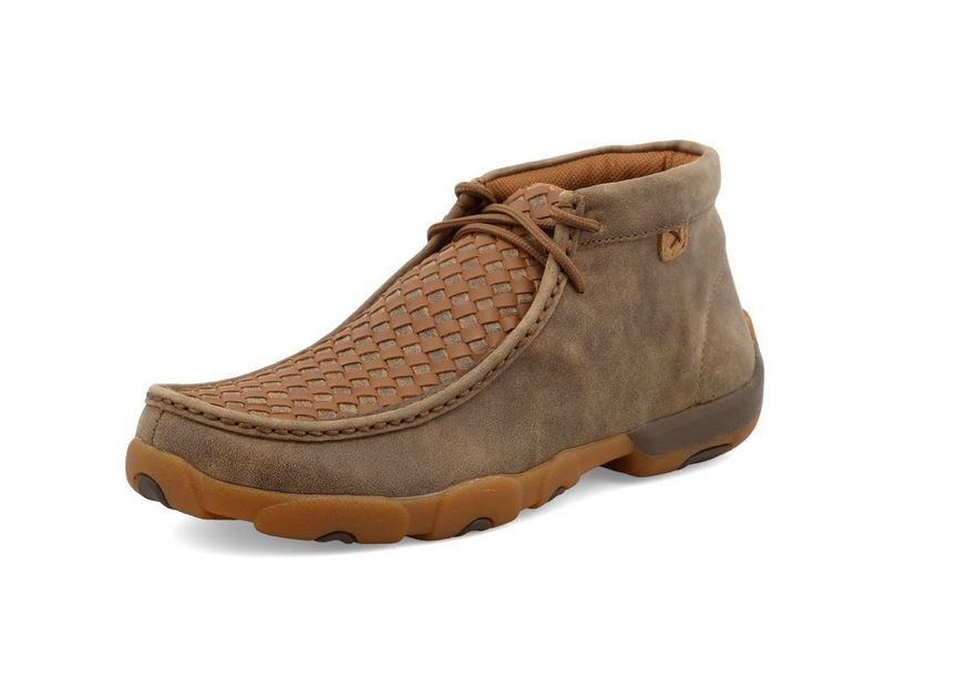 Mens Twisted X Driving Moc- Basket Weave