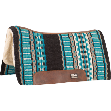 CASHEL-Performance Blanket Pad-Black/turquoise
