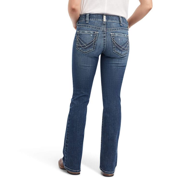 Ariat R.E.A.L. Mid Rise Raquel Boot Cut Jean