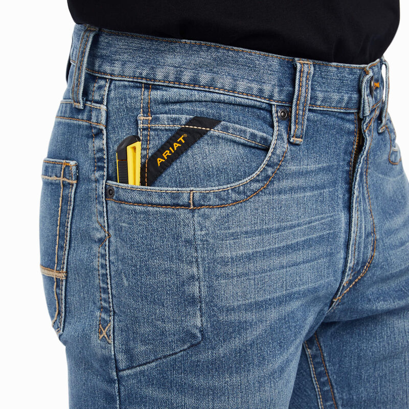 Ariat Rebar M4 Low Rise DuraStretch Edge Boot Cut Jean-VENTURA