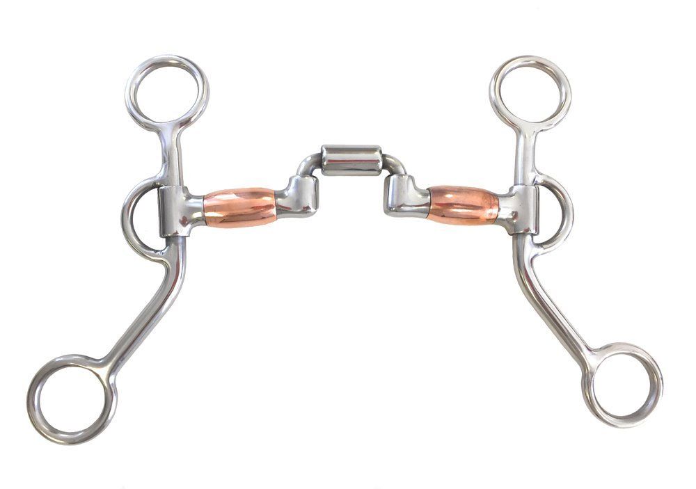 Argentine Hinged Port Correction Bit with Copper Rollers