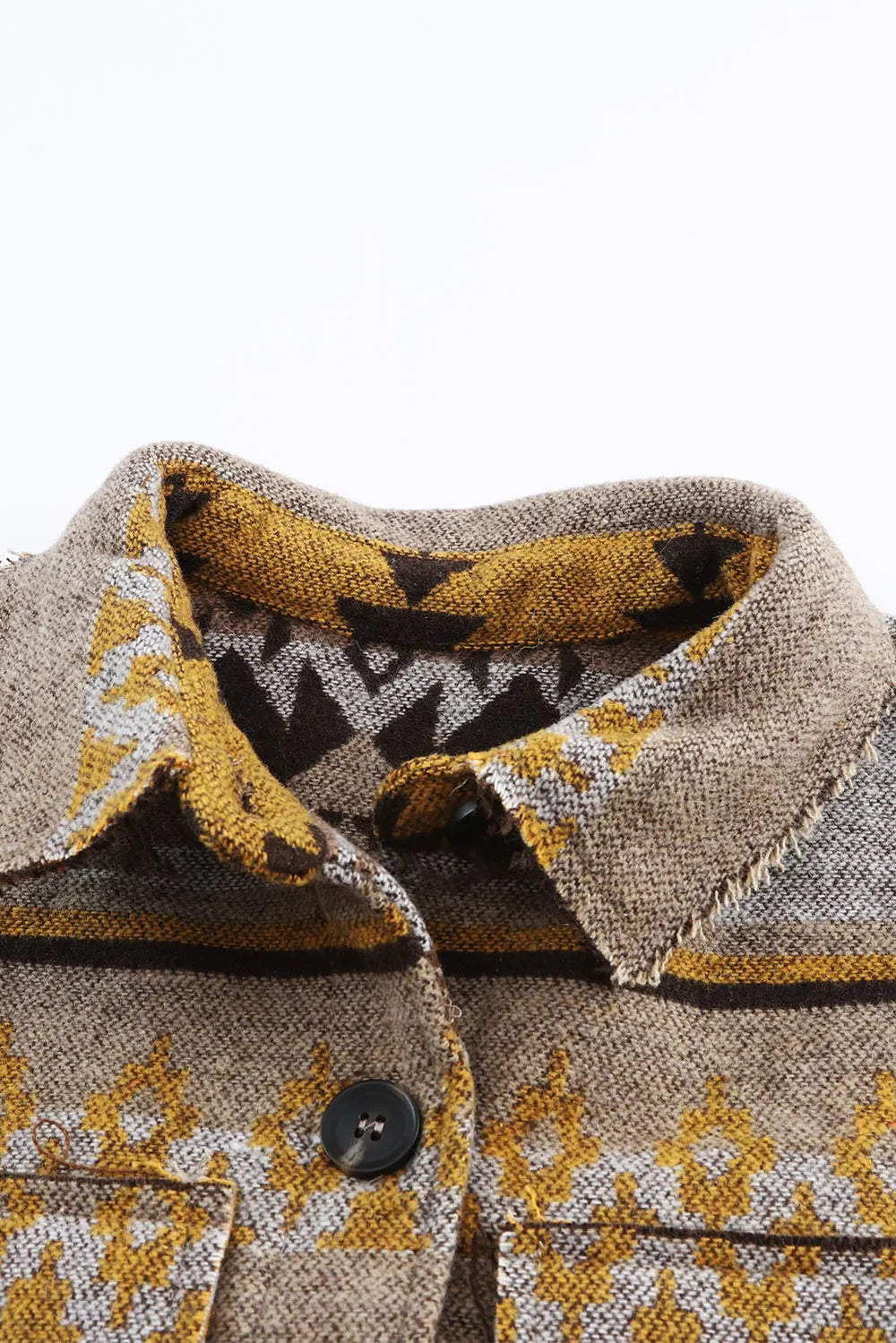 Heather Southwestern Print Light Jacket