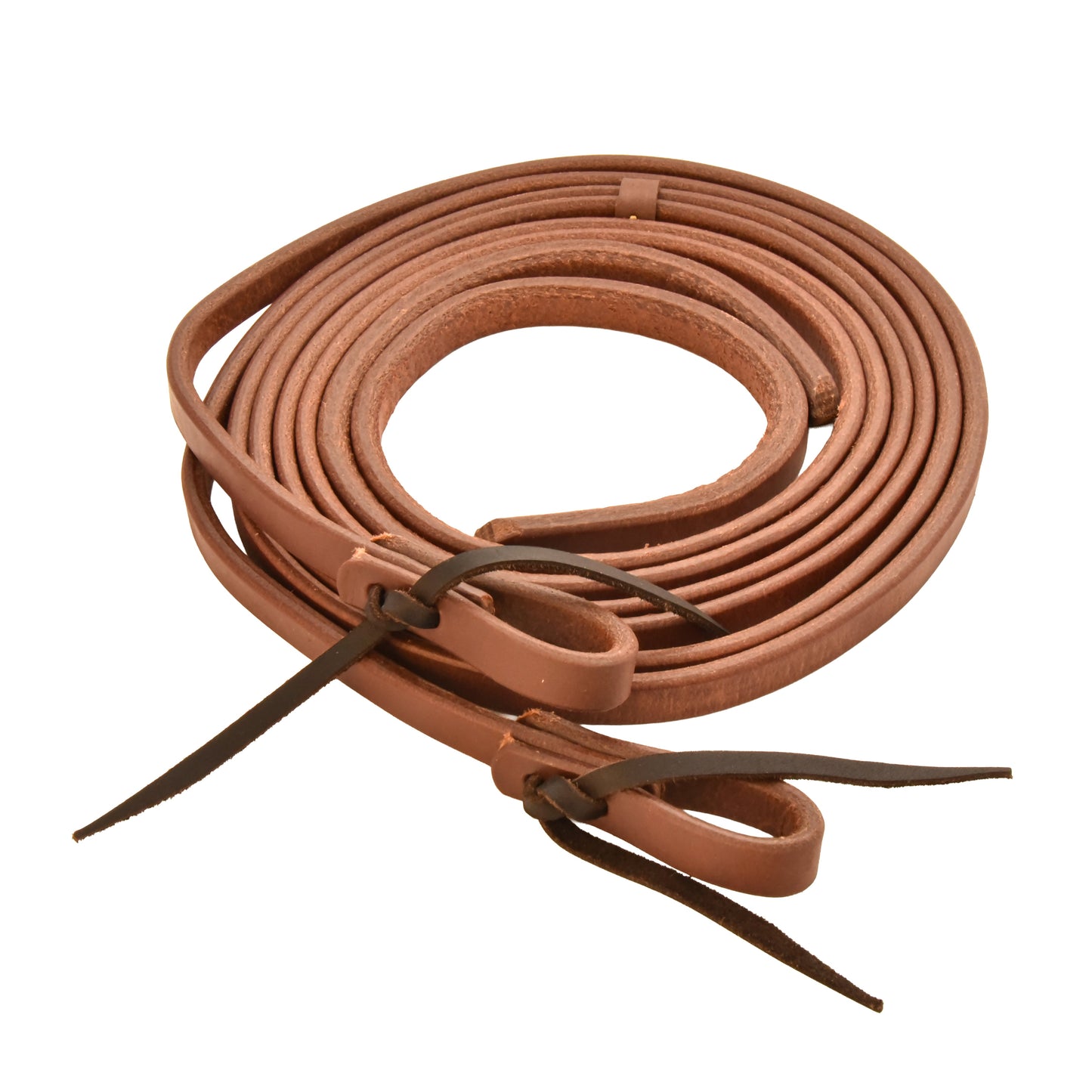 Oiled Harness Leather Split Reins - 5/8in x 8ft