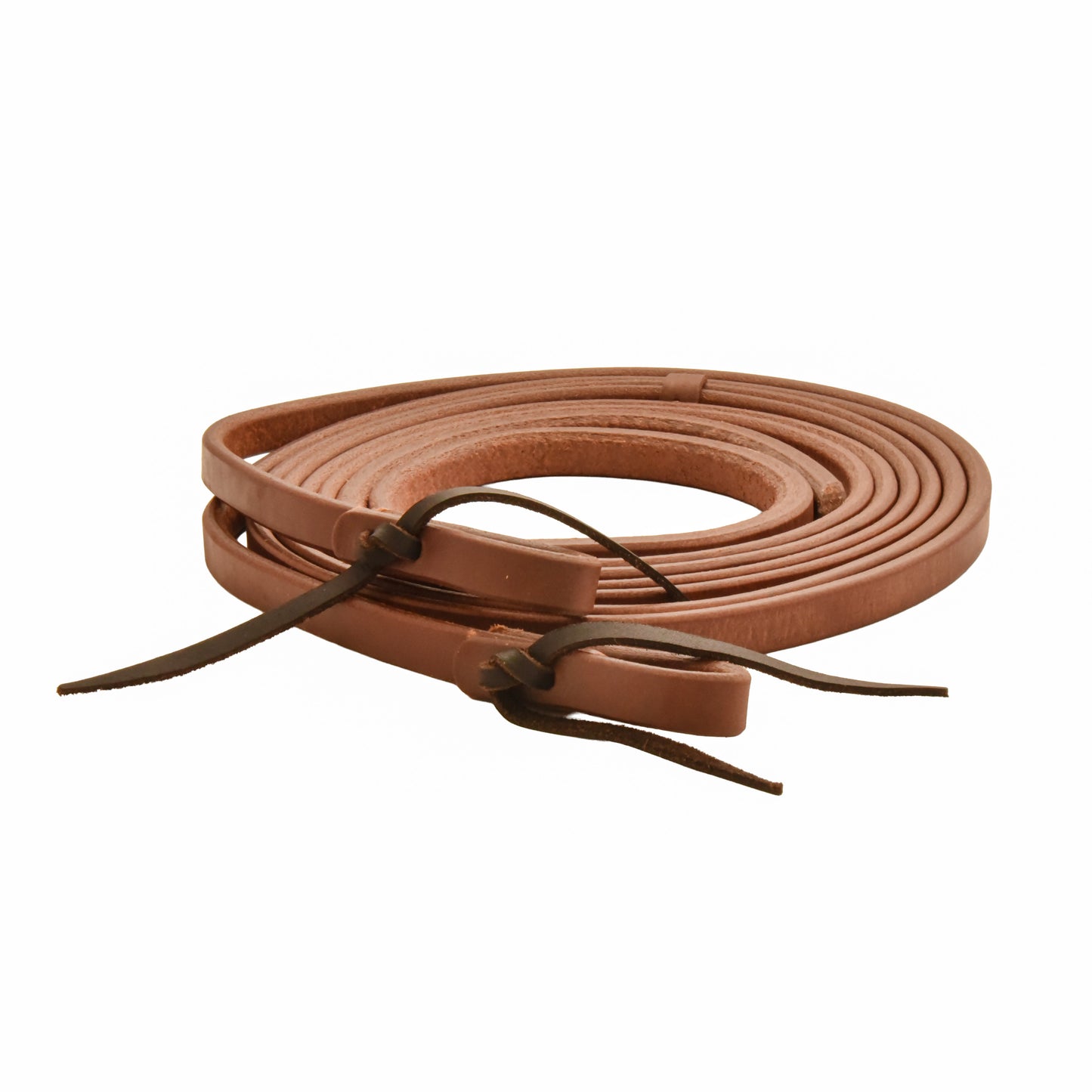 Oiled Harness Leather Split Reins - 5/8in x 8ft