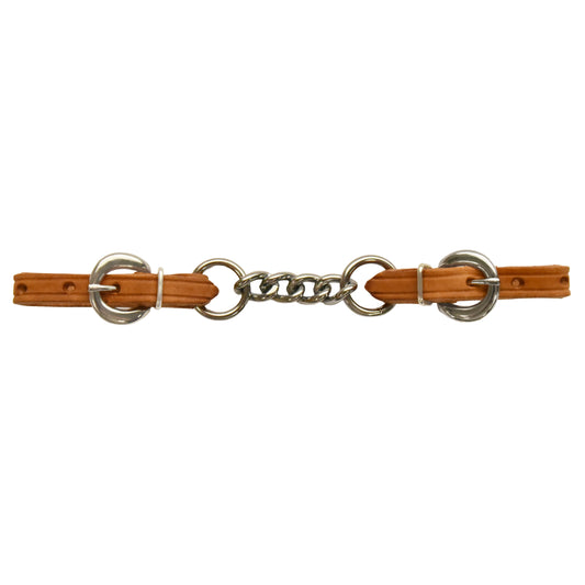 Harness Leather Curb Chain
