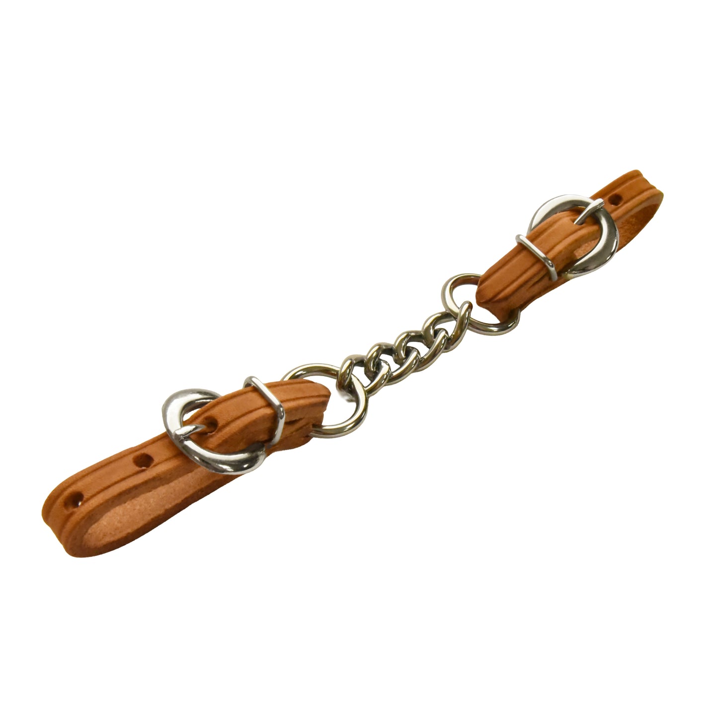 Harness Leather Curb Chain