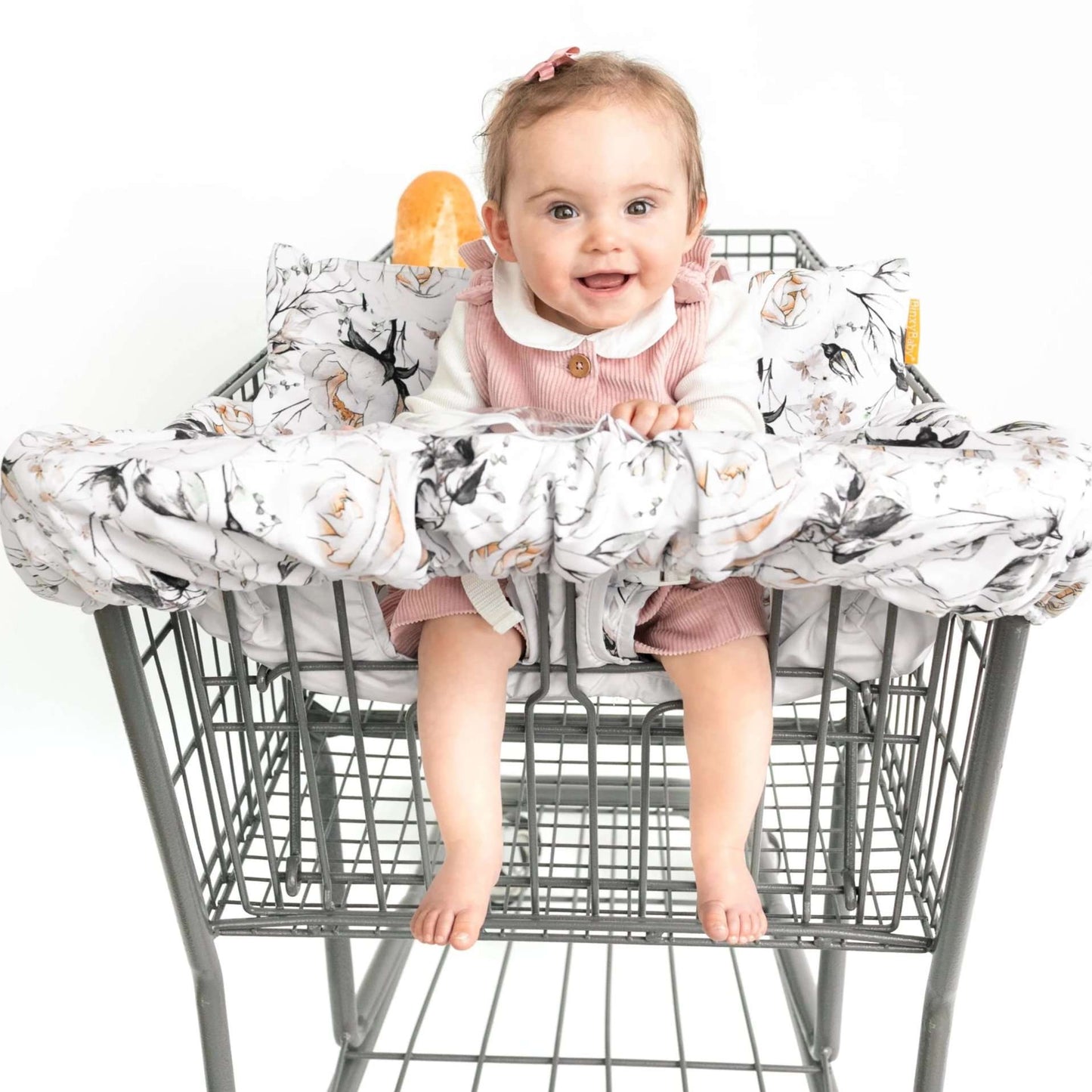 Baby Shopping Cart Cover | Coming Up Roses Beautiful Floral Print