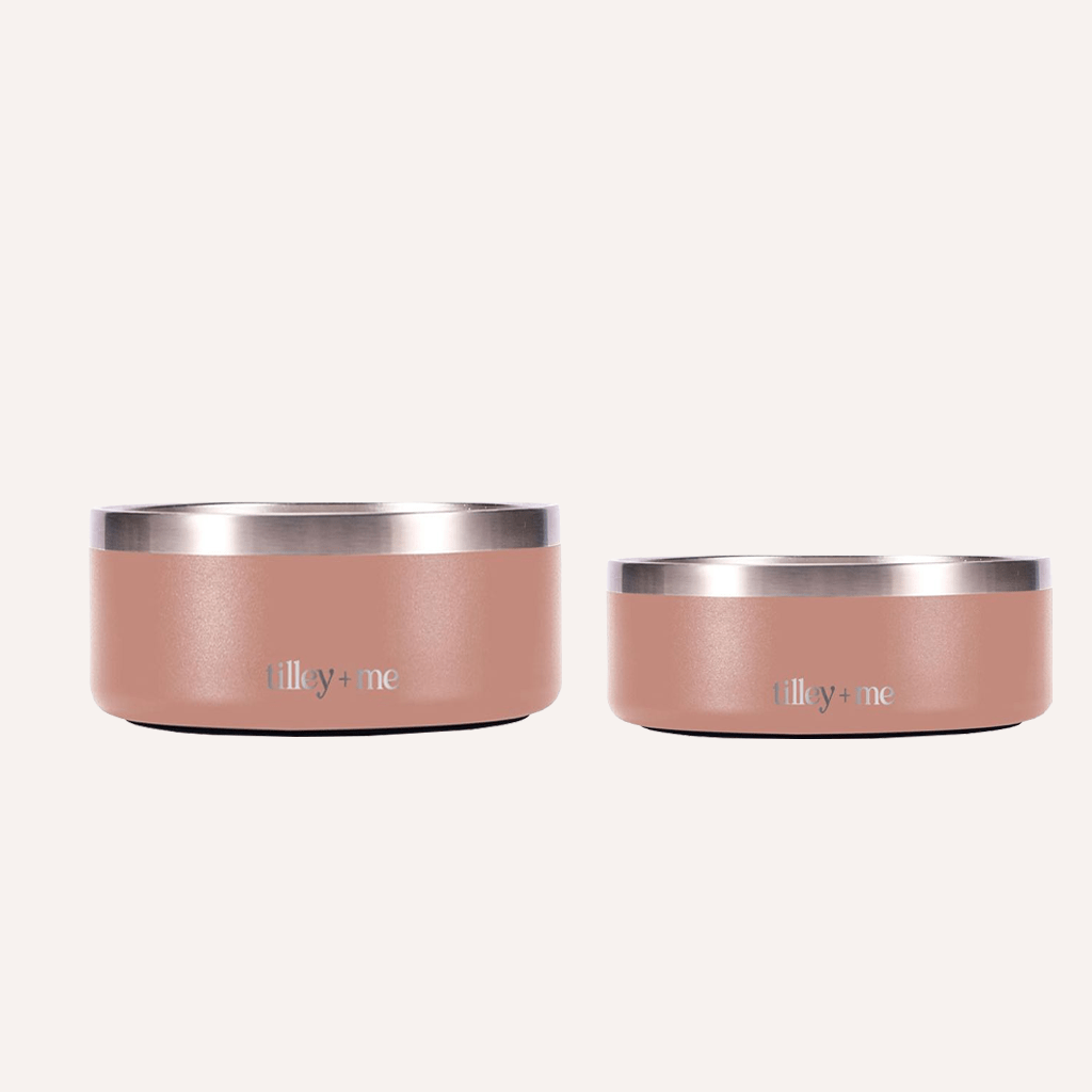 Stainless Steel Pet Bowl – Non-Slip, Durable & Dishwasher Safe | 32oz and 64oz