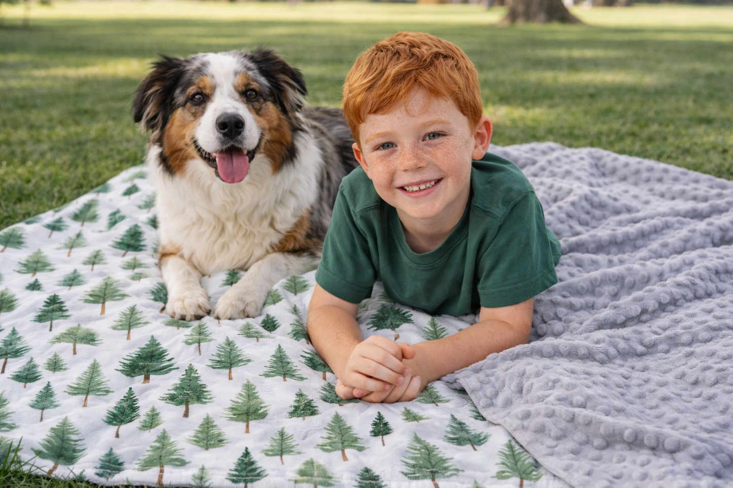 Woodland Whispers Minky Blanket