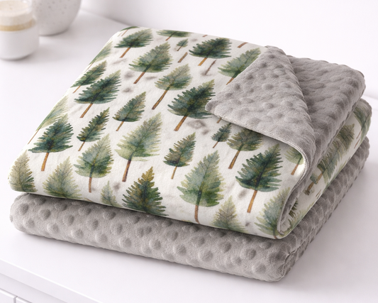 Woodland Whispers Minky Blanket