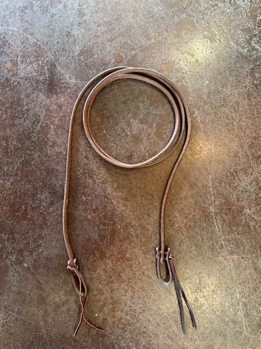 Oiled Leather Roping Reins