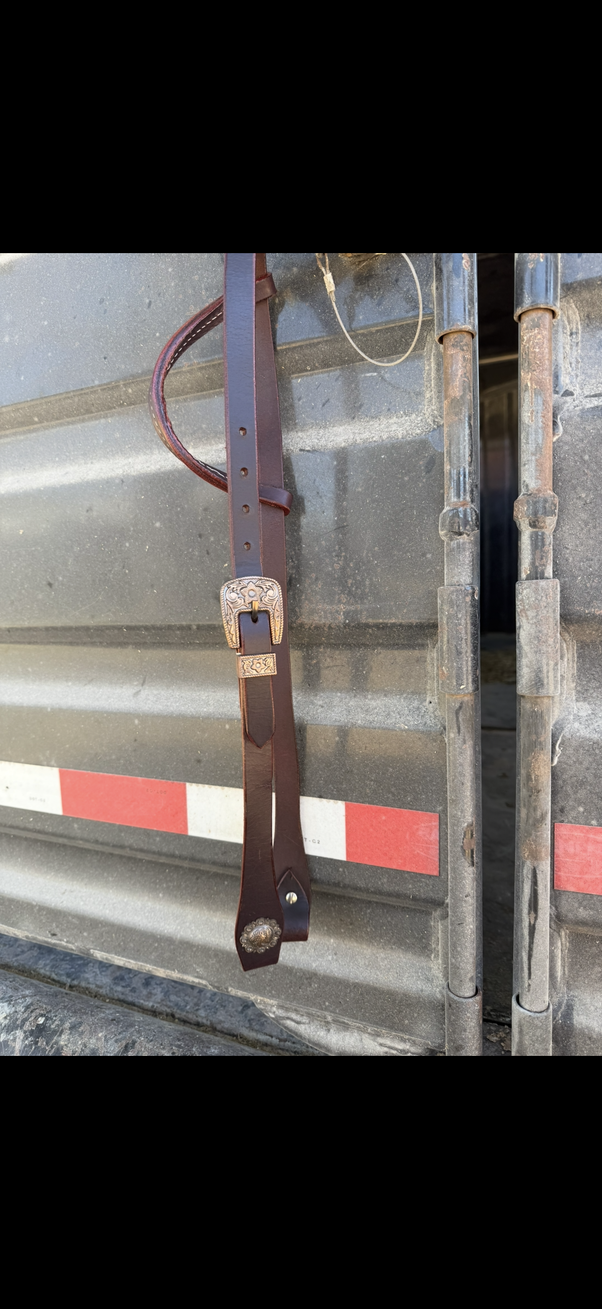 Single Ear Leather Headstall