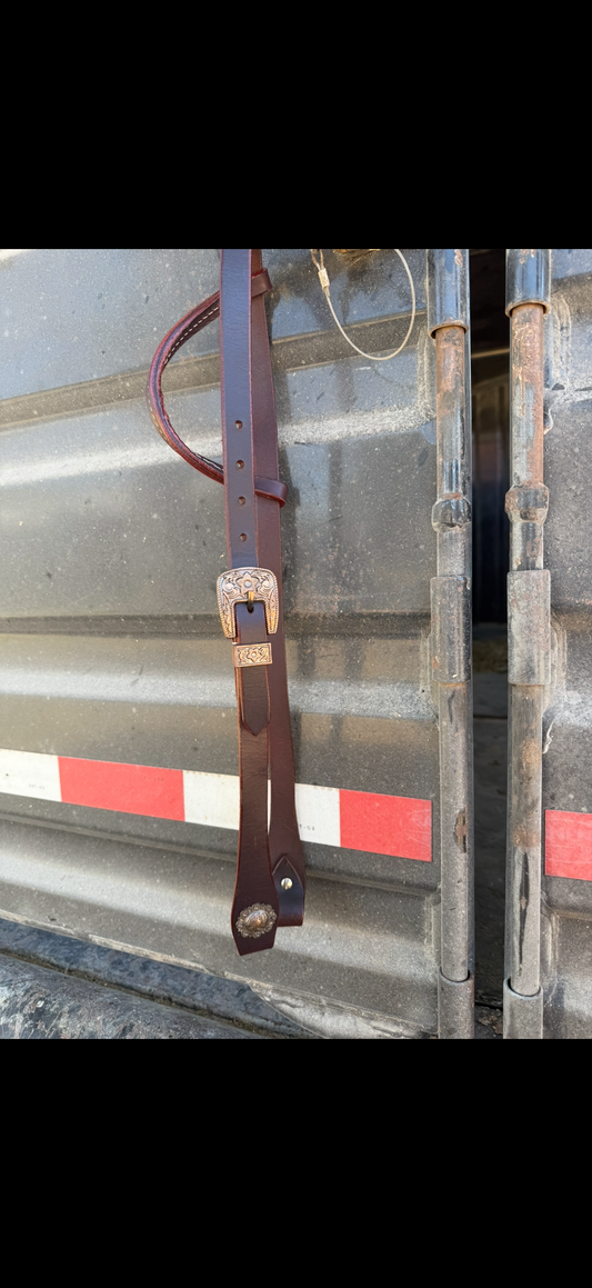 Single Ear Leather Headstall