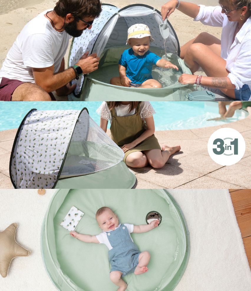 Aquani Anti-UV Baby Beach Tent & Paddling Pool