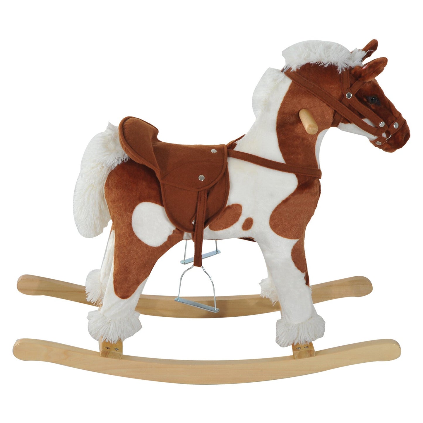 Deluxe Wooden Toddler Rocking Horse Chair