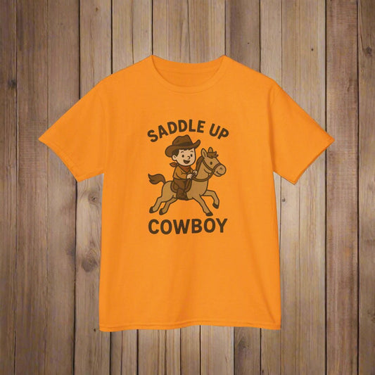 Saddle Up Cowboy Kids Tee
