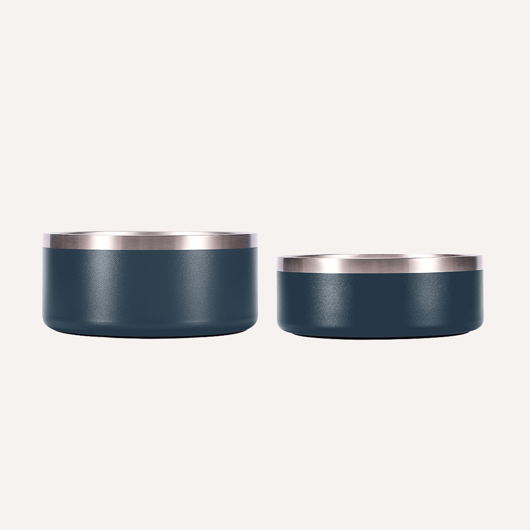 Stainless Steel Pet Bowl – Non-Slip, Durable & Dishwasher Safe | 32oz and 64oz
