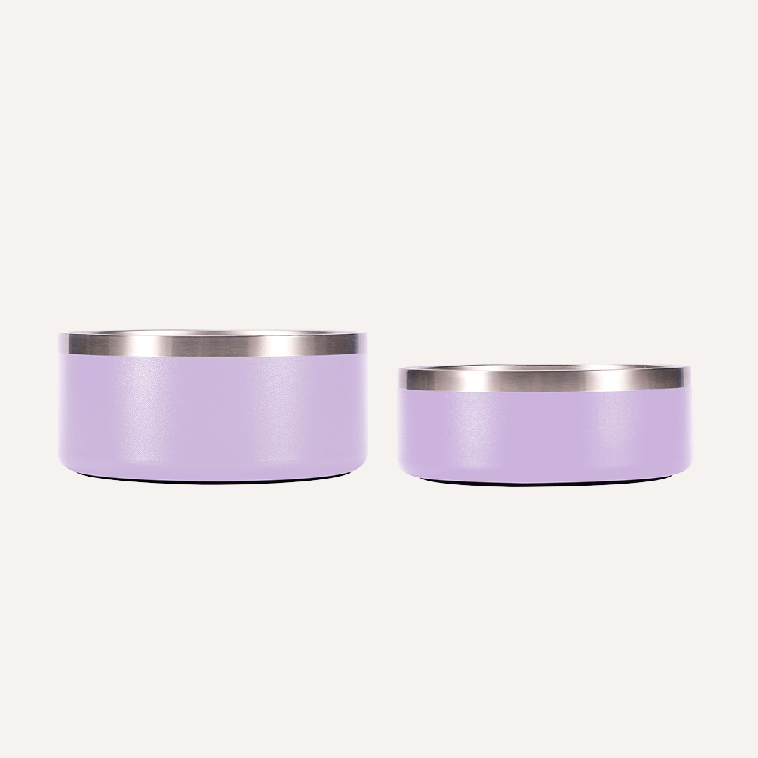 Stainless Steel Pet Bowl – Non-Slip, Durable & Dishwasher Safe | 32oz and 64oz