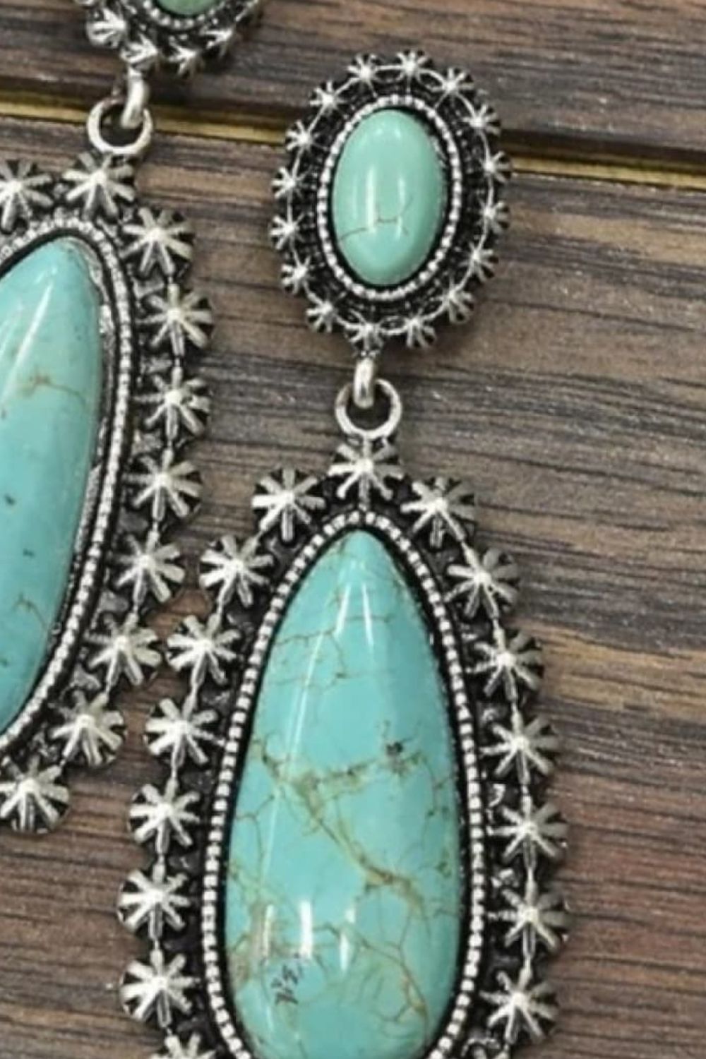 Turquoise Pendant Earrings