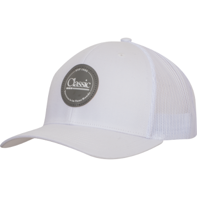 CLASSIC - Trucker Snapback Cap - White