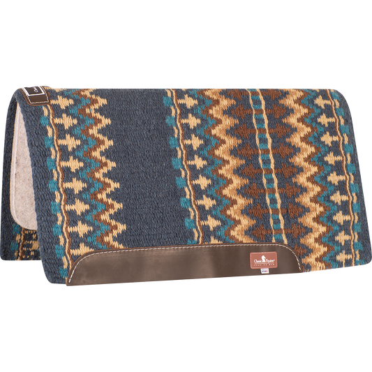 CLASSIC WOOL TOP PAD 34X38 NAVY CHES