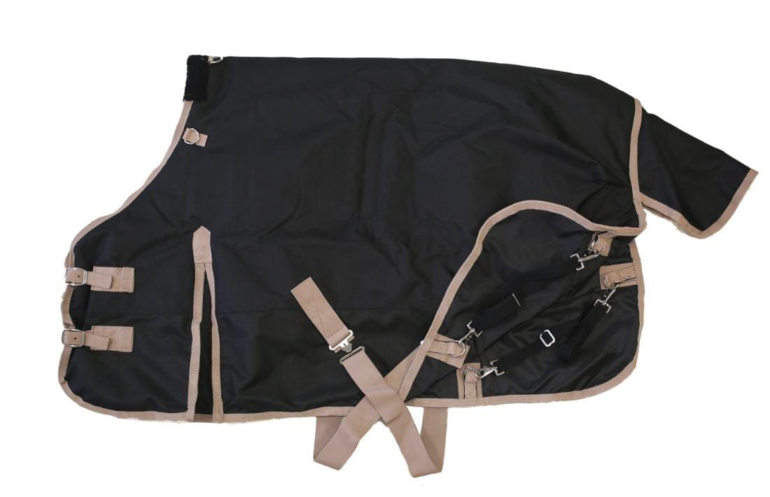 1200D Waterproof Miniature Horse Turnout Blanket - Black