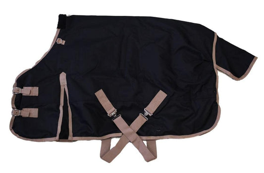 1200D Waterproof Miniature Horse Turnout Blanket - Black